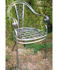 Купить недорого Кованые стулья - Кованый стул со спинкой мод. КСС8 в Украине