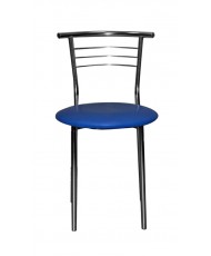 Купить недорого Кресла склад - Стул Примтекс Плюс 1011 (MARCO) chrome S-5132 Синий  в Украине