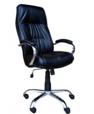 Купить недорого Кресло руководителя с хромом - Кресло Примтекс Плюс KOMETA Chrome Multifix  в Украине