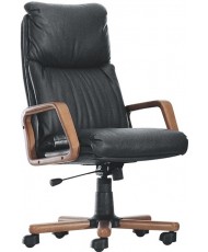Купить недорого Деревянное кресло руководителя - Кресло Примтекс Плюс NADIR Extra  в Украине